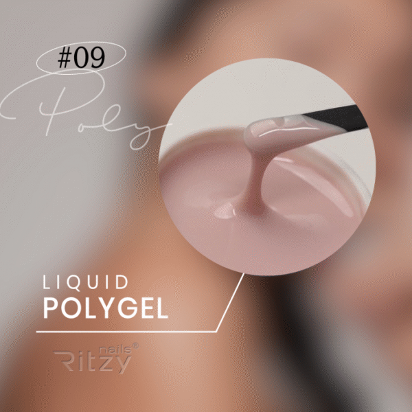 RITZY Nails Liquid POLYGEL 09 15ml - Image 2