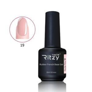 RITZY Rubber Base NUDE PINK 19 alusgeel 15ml