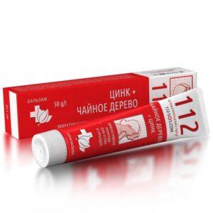 112 "Päästerõngas" teepuu + tsink aknele kalduva naha hoolduseks palsam 50g