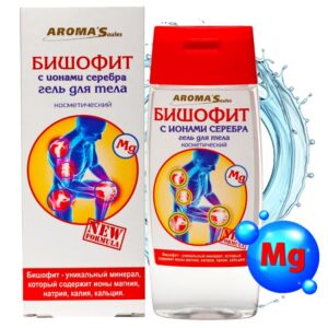 "AromaSaules" kosmeetiline kehageel "Bischofit" hõbedaioonidega 100 ml