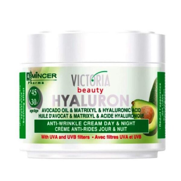 VICTORIA BEAUTY Näokreem kortsudevastane hüaluroon ja avokaadoõli 50ml