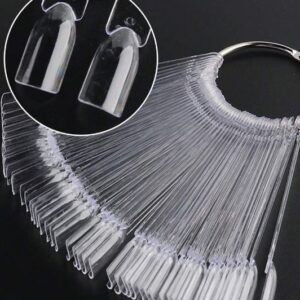 Näidistipid läbipaistvad Almond (lühikesed) 50tk