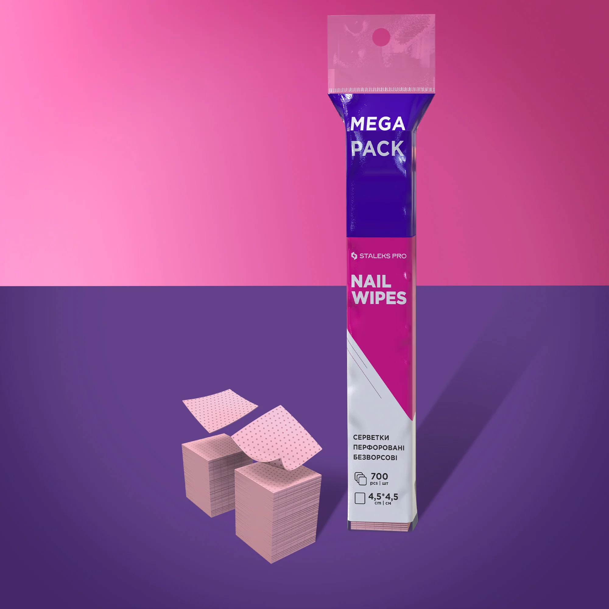 STALEKS PRO EXPORT perforeeritud ebemevabad salvrätikud 4,5X4,5cm 700 tk (WE-700)